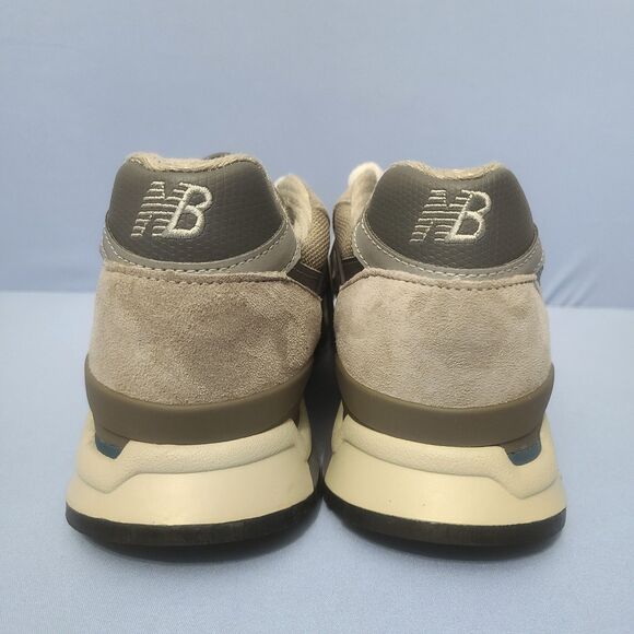 New Balance 998 Made In USA Mens Size 10 NB Classic Grey Suede Silver U998GR main image 10